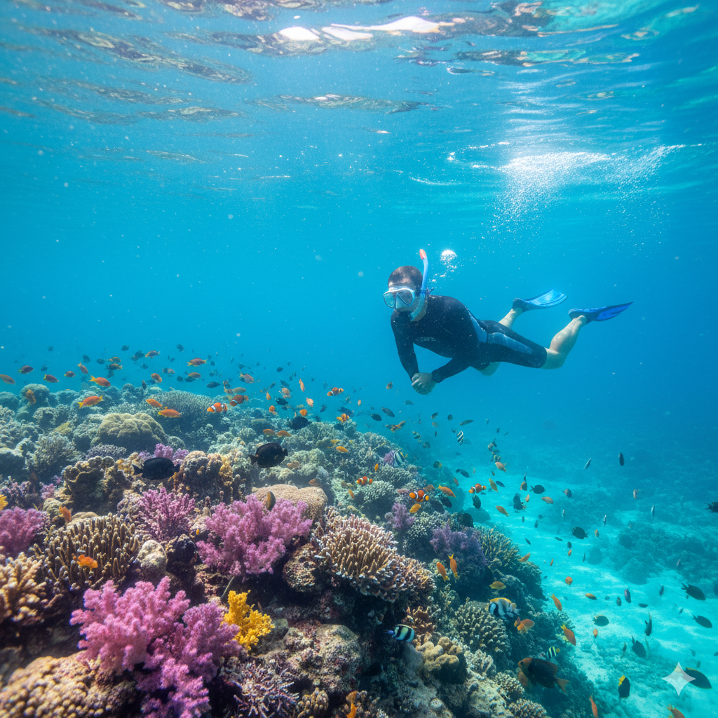 【備瀬さんぽ Vol.4】カラフルな「心の解放区」—備瀬崎の海が持つ癒やし