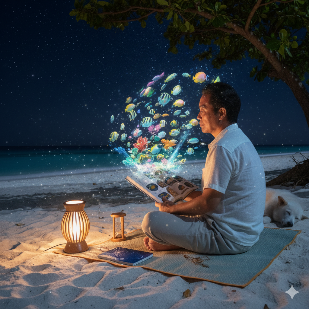 【備瀬崎日記】木曜の夜の脱出と、図鑑が誘う「心のワープ」